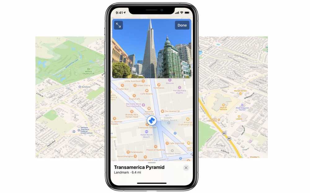 apple maps and look around