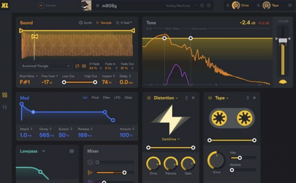 【Mac应用网盘免费下载】SubLab XL for Mac v1.0.2 808低音合成器