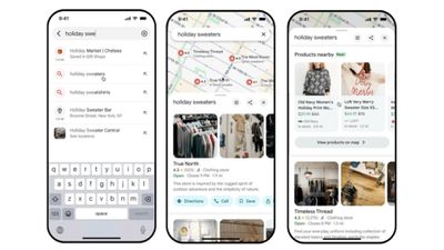 google maps product search