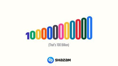 Shazam 100 Billion