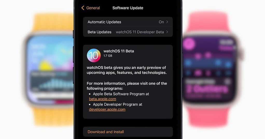 如何安装watchOS 11公共和开发者Beta RC