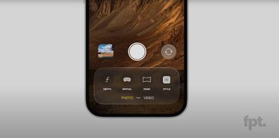 iOS 19 相机应用渲染图