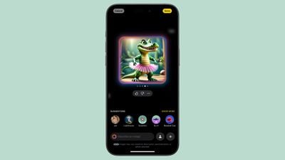 ios 18 2 image playground crocodile