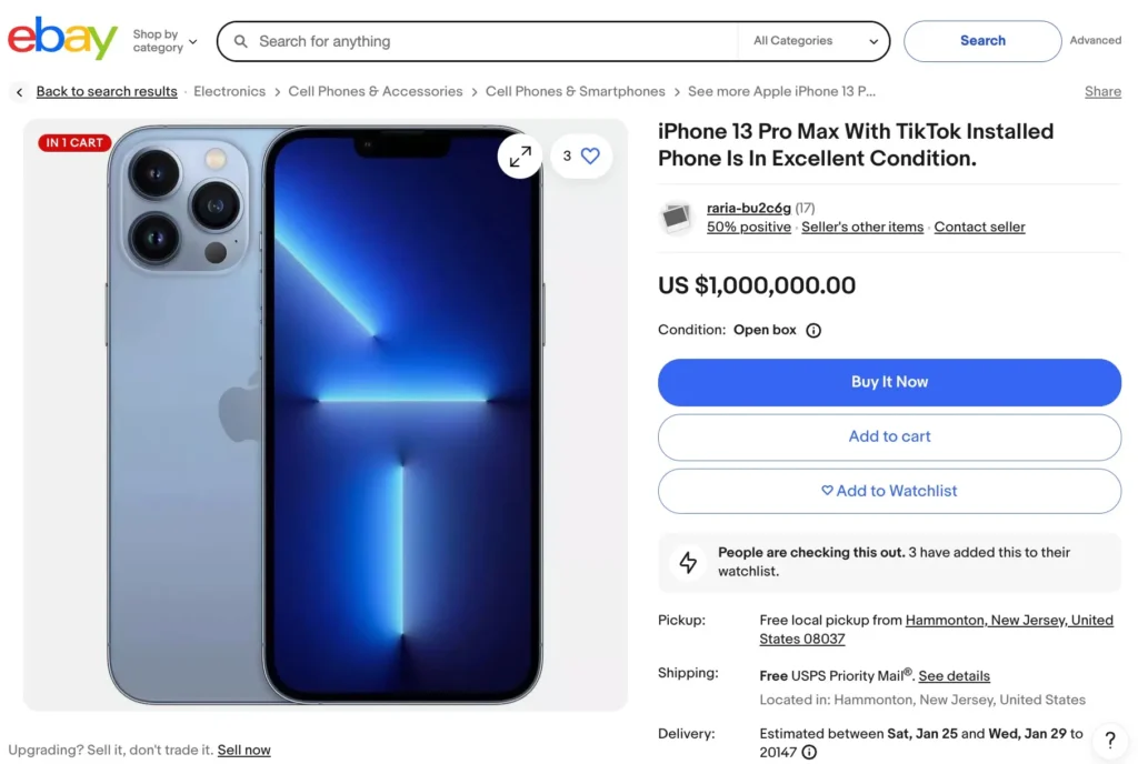 你愿意花100万美元把TikTok装到你的iPhone上吗？