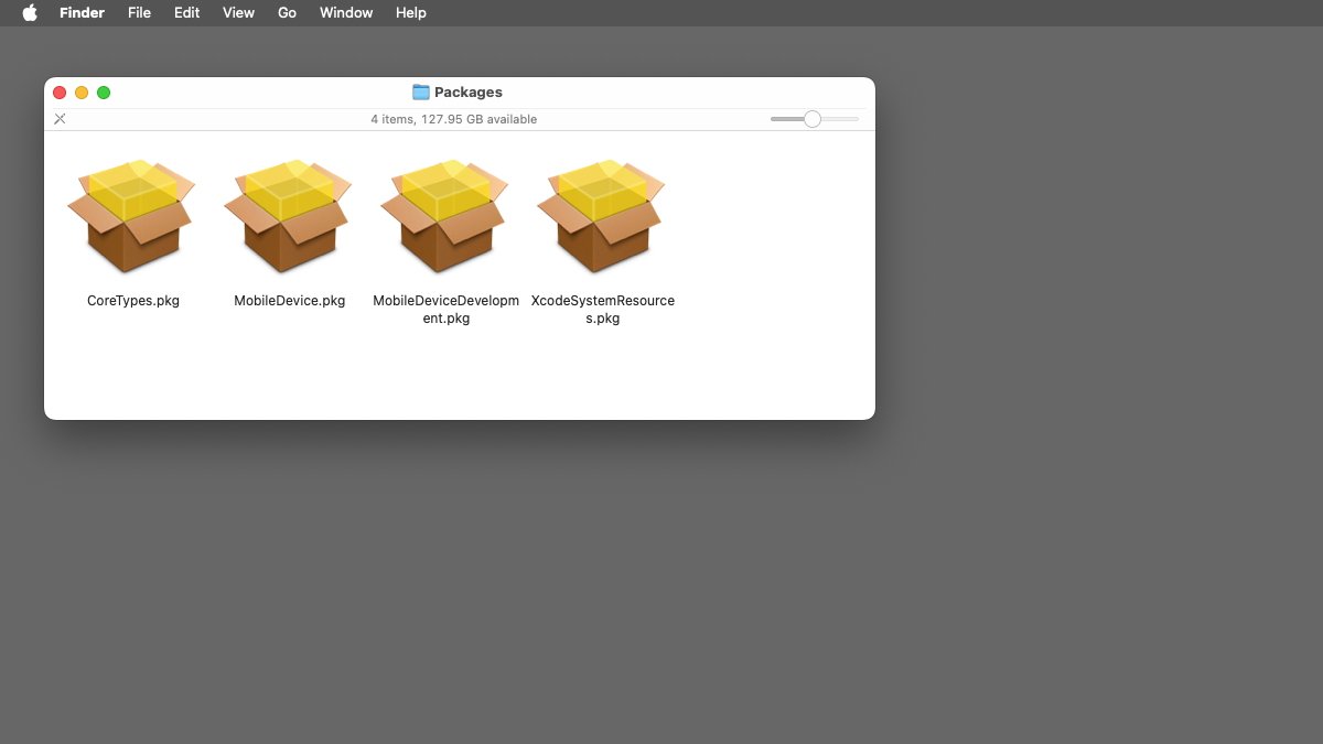 macOS 软件包可以包含其他 .pkg 包。
