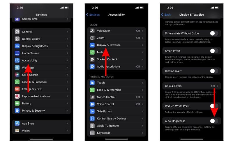Enable Automatic Brightness