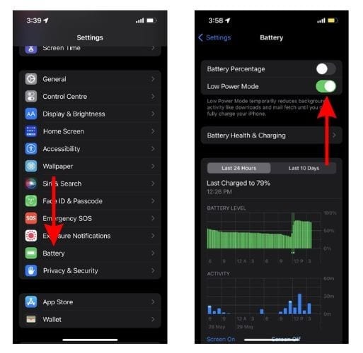 Enable Low Power Mode