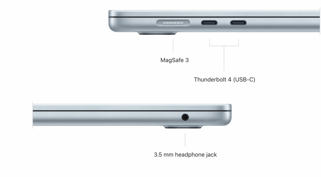 M4 MacBook Air Ports