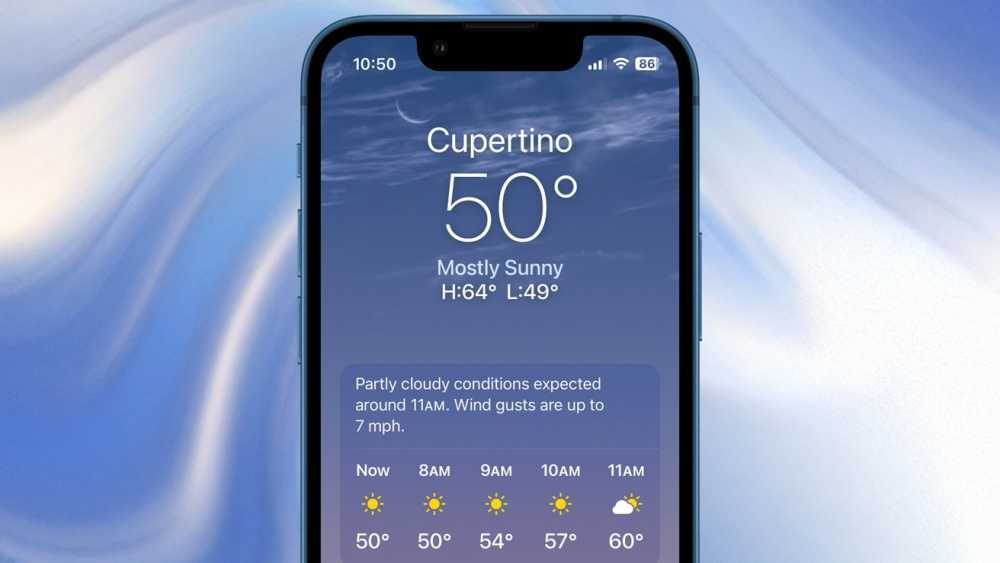 如何使用苹果天气App