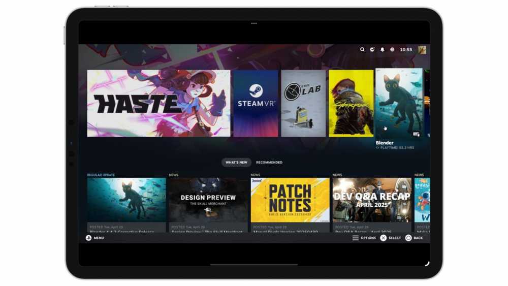 Steam 的 Big Picture 模式界面