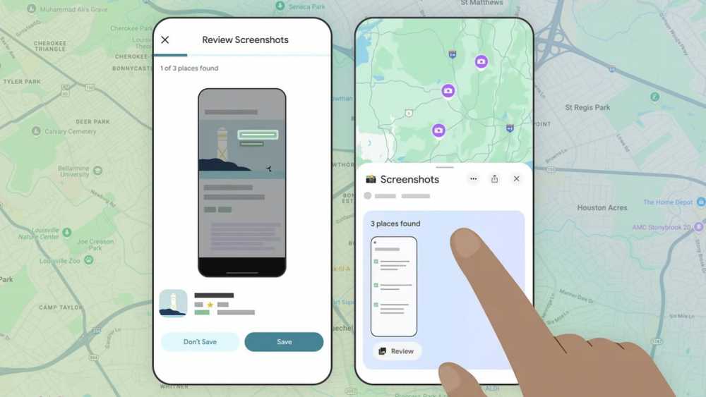 iOS版Google Maps使用Gemini从屏幕截图中提取地点