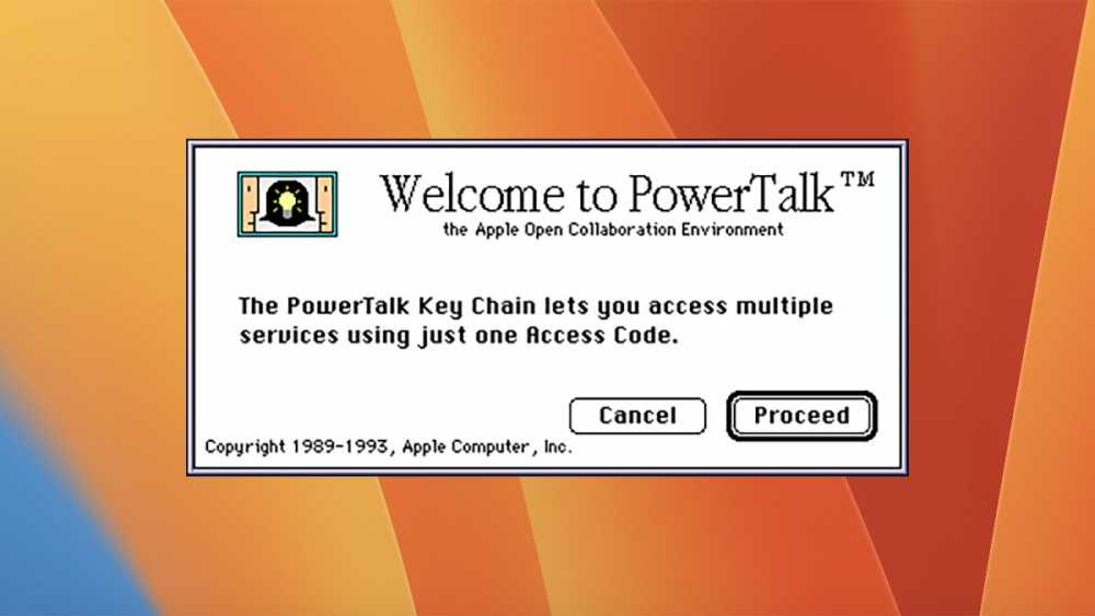 Apple's PowerTalk keychain software.