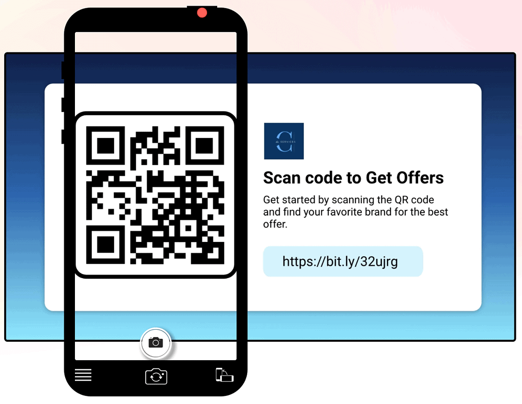 使用 QR Capture 应用在 Mac 上扫描 QR 码的截图