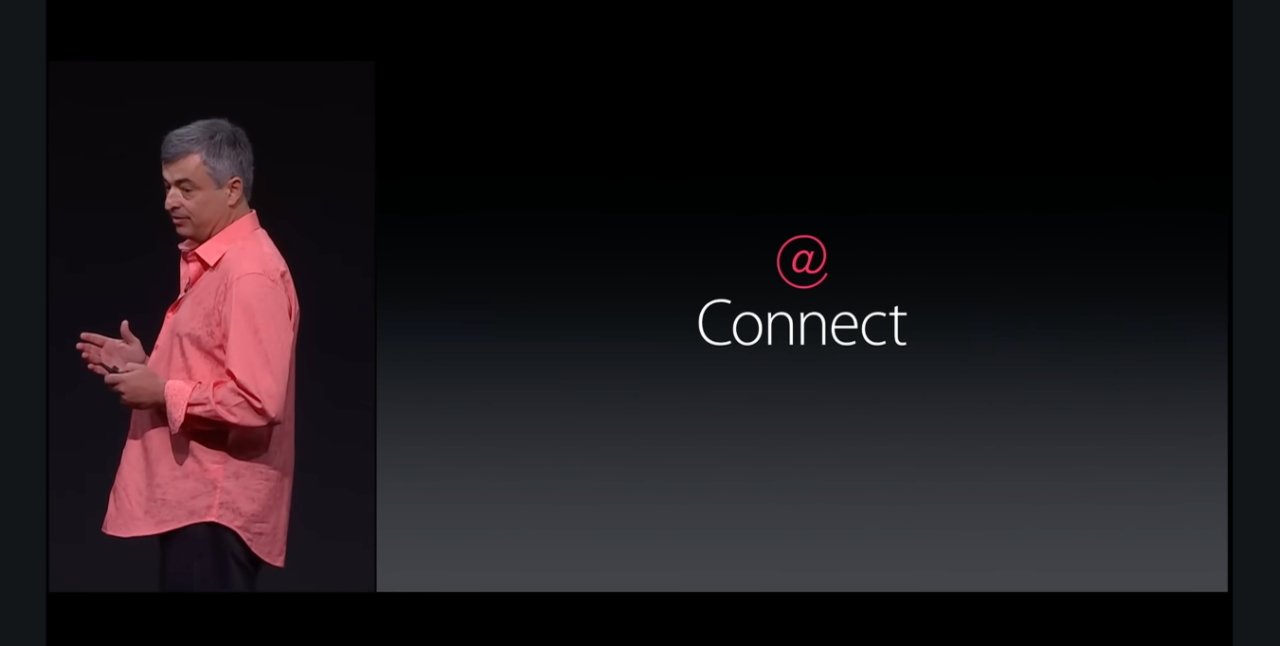 Eddy Cue tries to sell us Connect, the music social media platform that didn't take off —  image credit: Apple