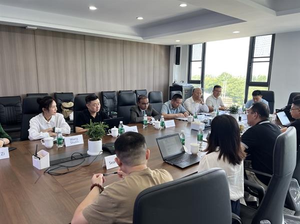 DeepWay深向总经理林发财与巴基斯坦总领事会谈