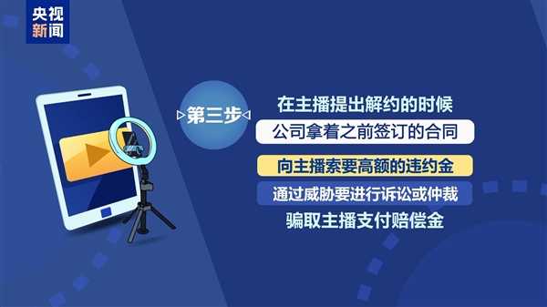 央视揭露打造素人网红骗局：小伙直播7天0人观看 想解约被索赔50万