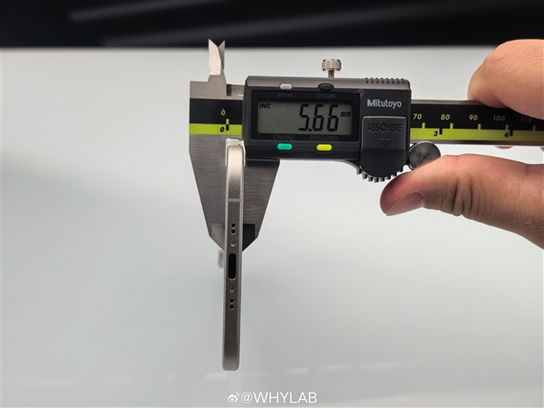 iPhone 17 Air最新机模曝光