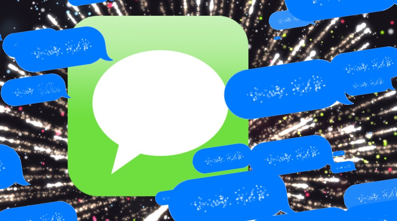 如何在iMessage中发送烟花、气球、爱心等屏幕全屏特效