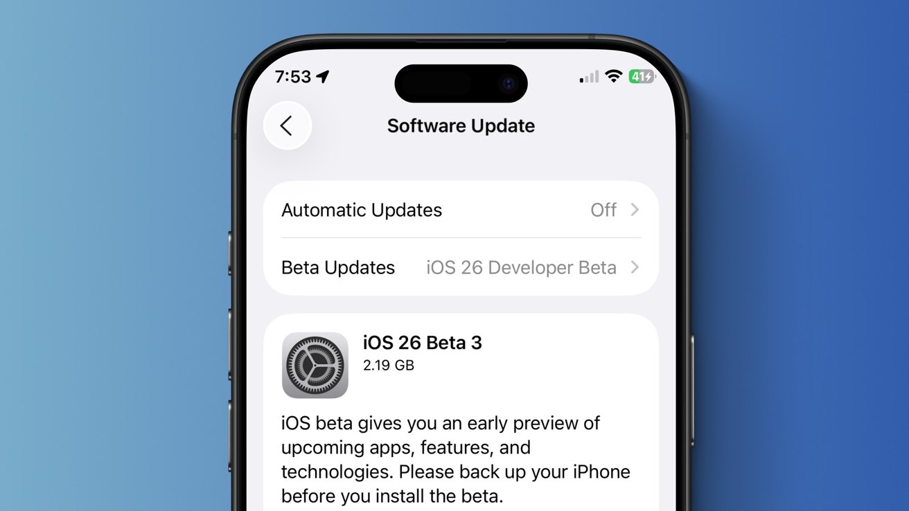 iOS 26开发者测试版3中的新功能
