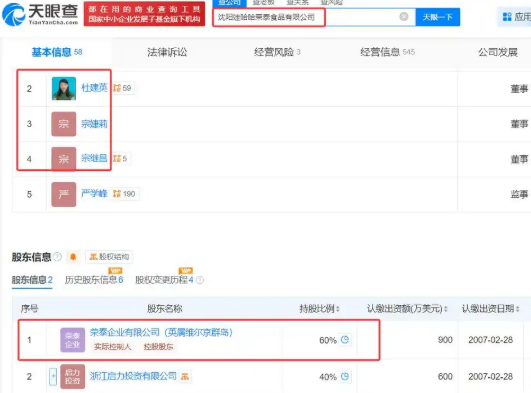 娃哈哈集团创始人宗庆后
