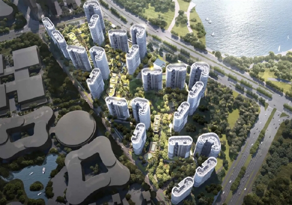 OPPO滨海湾高级人才房项目鸟瞰图