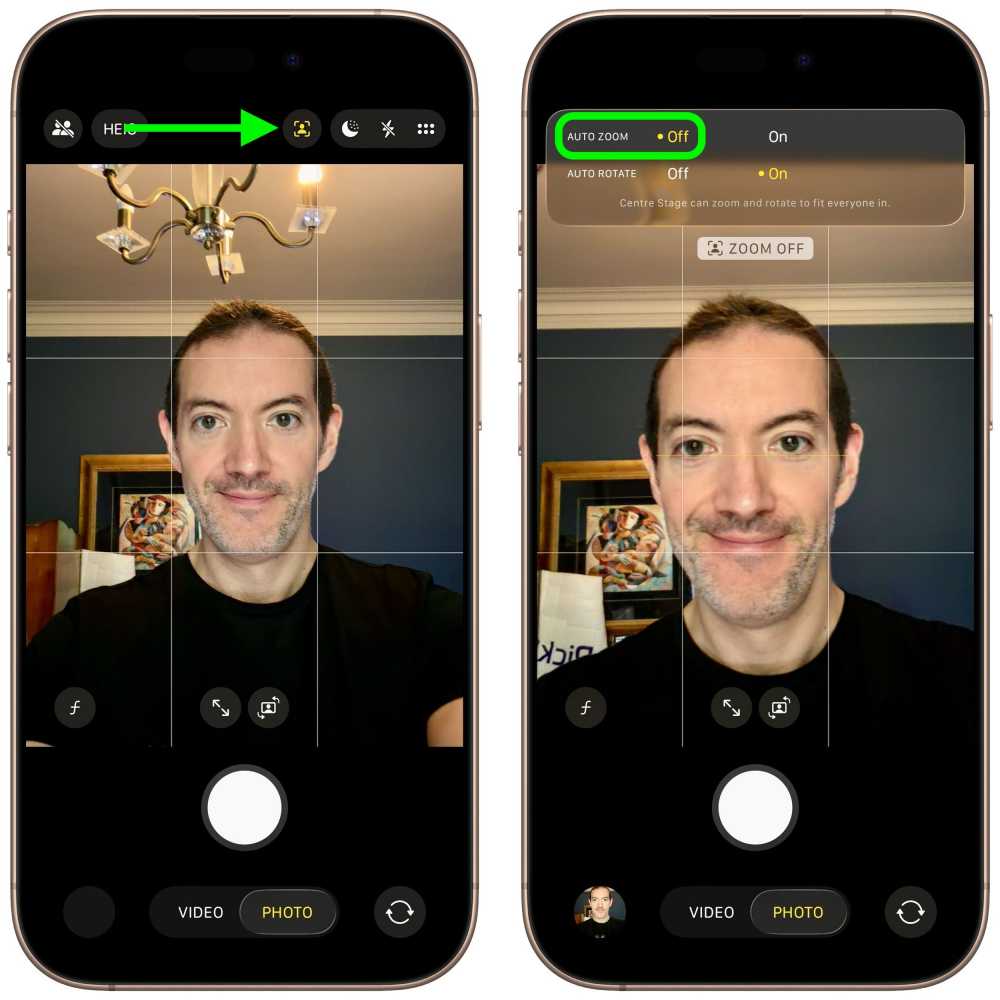iphone 17 disable auto zoom