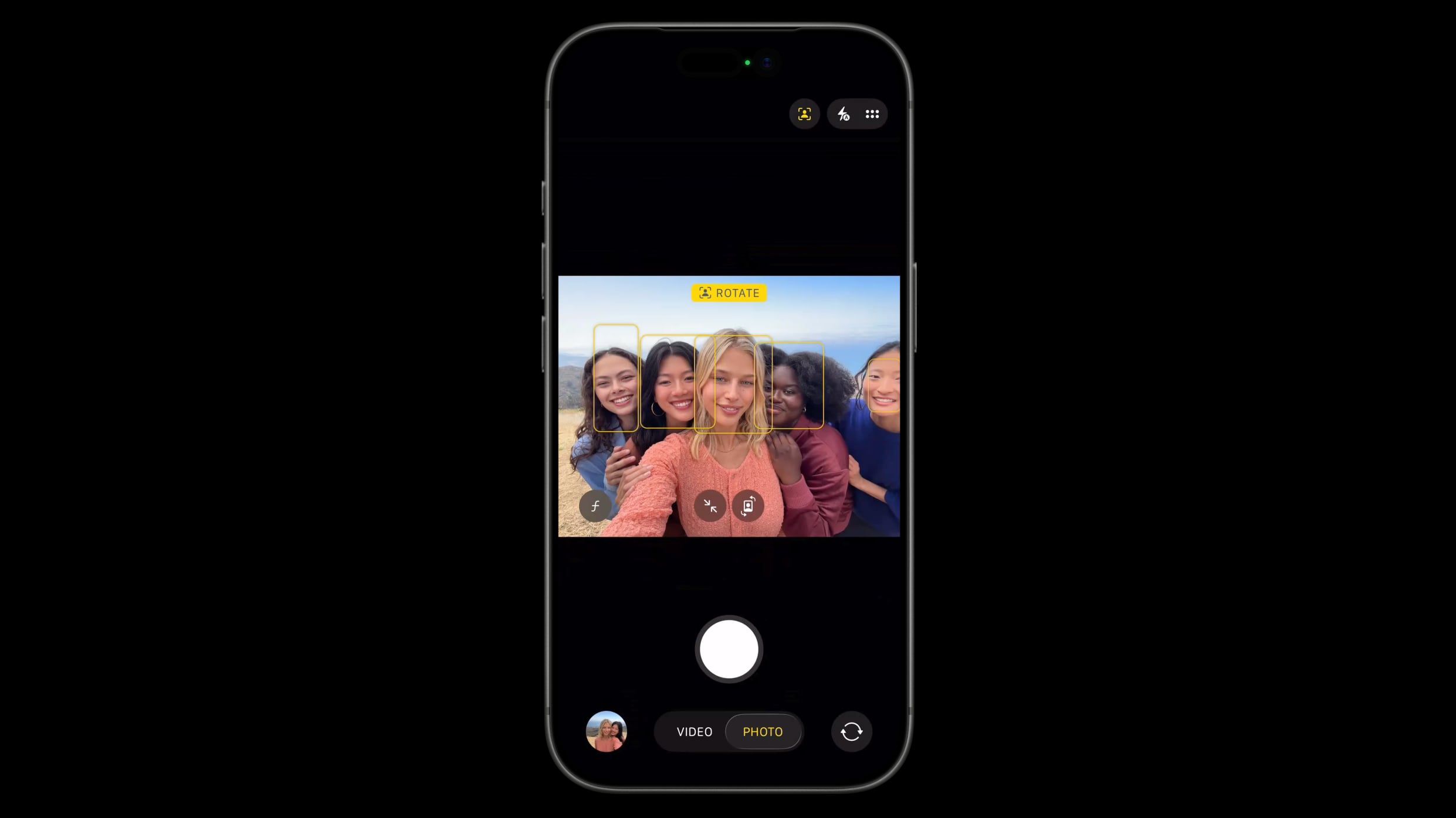iphone 17 front facing camera