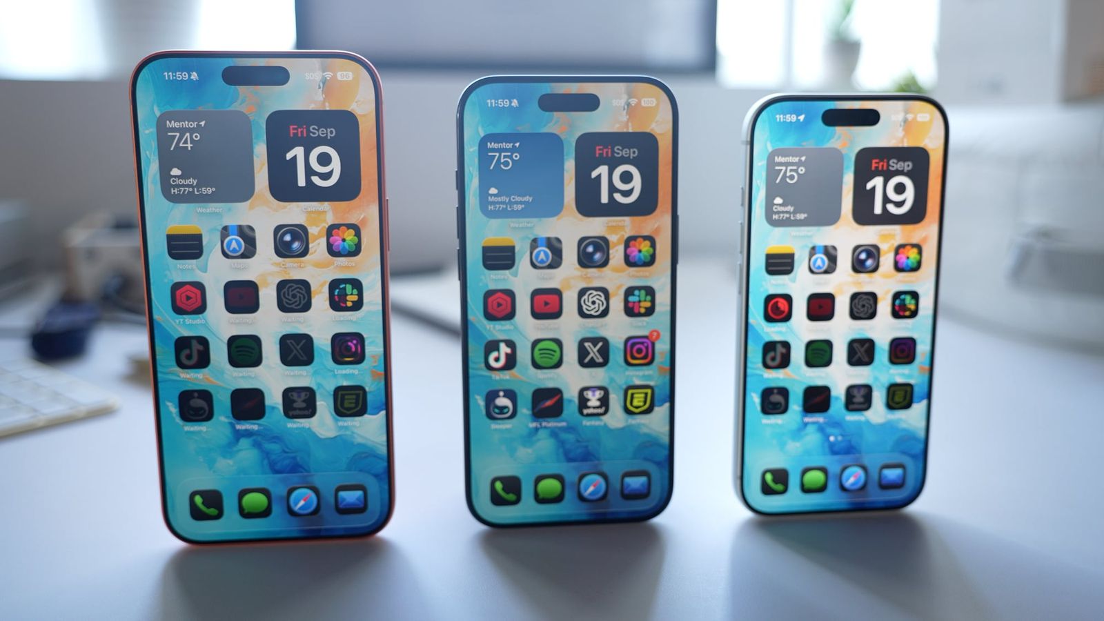iphone 17 line size display