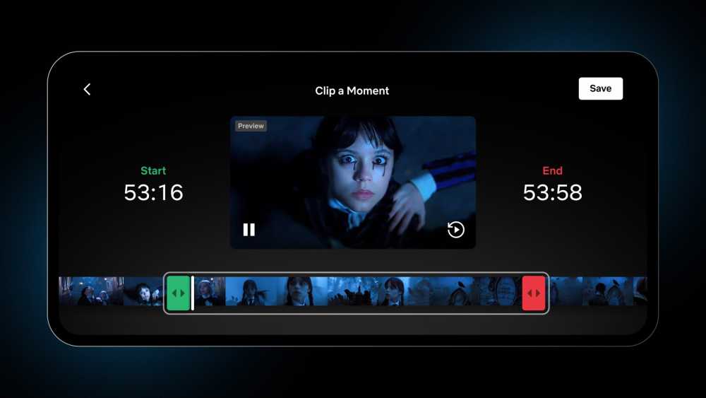 netflix clips