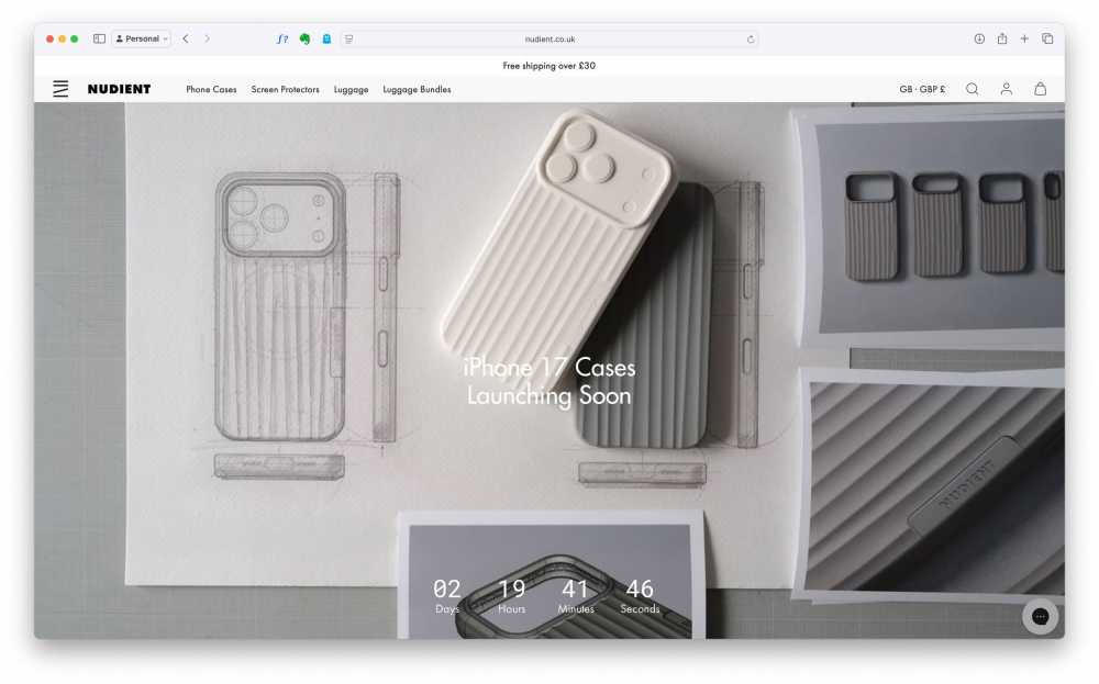 nudient iphone 17 cases