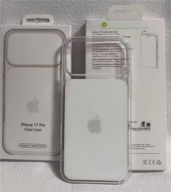 苹果iPhone 17 Pro官方透明保护壳曝光：有三大变化