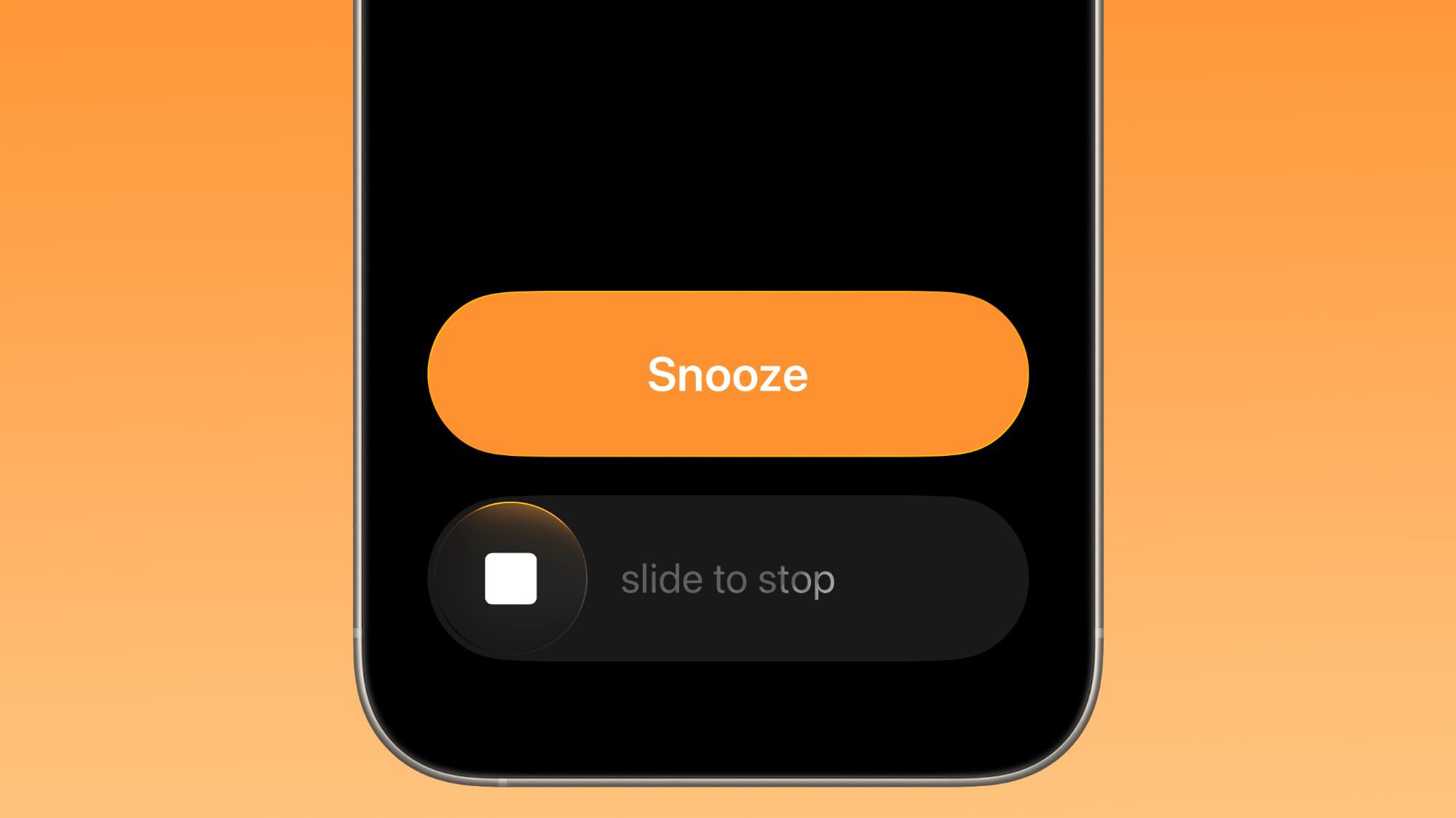 ios 26 1 slide to stop