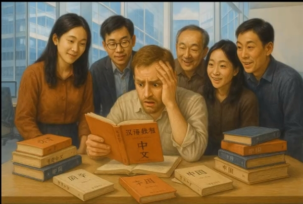 美国某AI巨头全面汉化！员工吐槽：外国员工想合群 必须先学Chinese