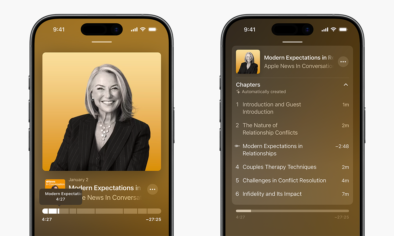 Apple Podcasts Chapters