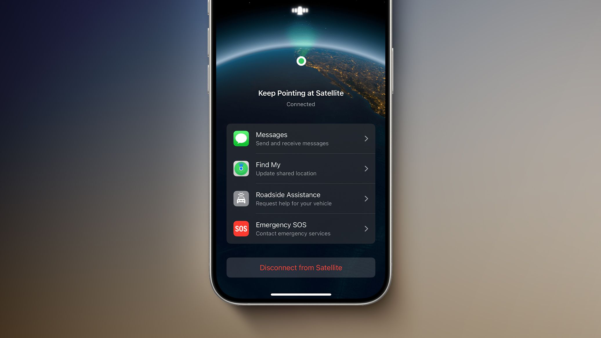 iPhone Satellite Feature