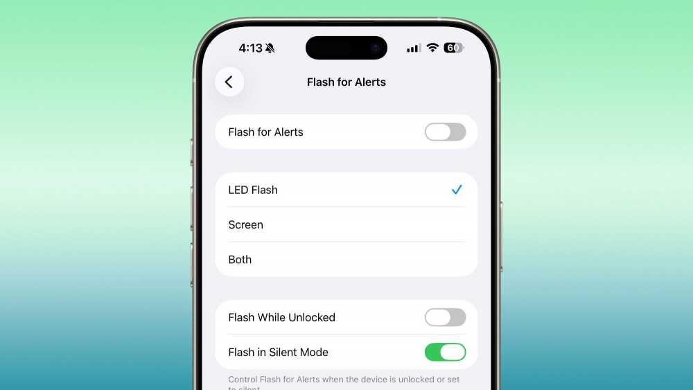 ios 26 2 flash alert