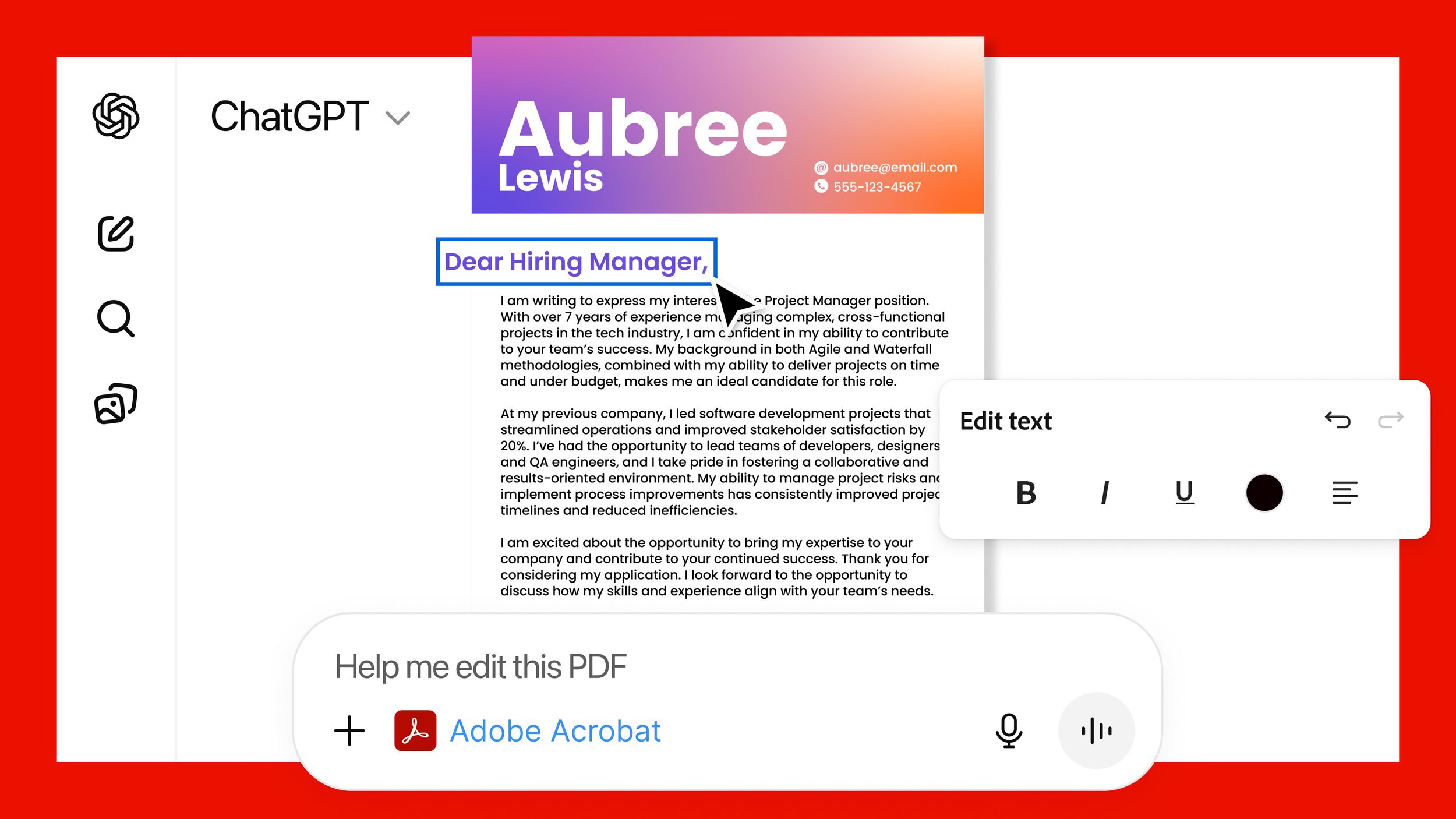 Adobe Acrobat ChatGPT