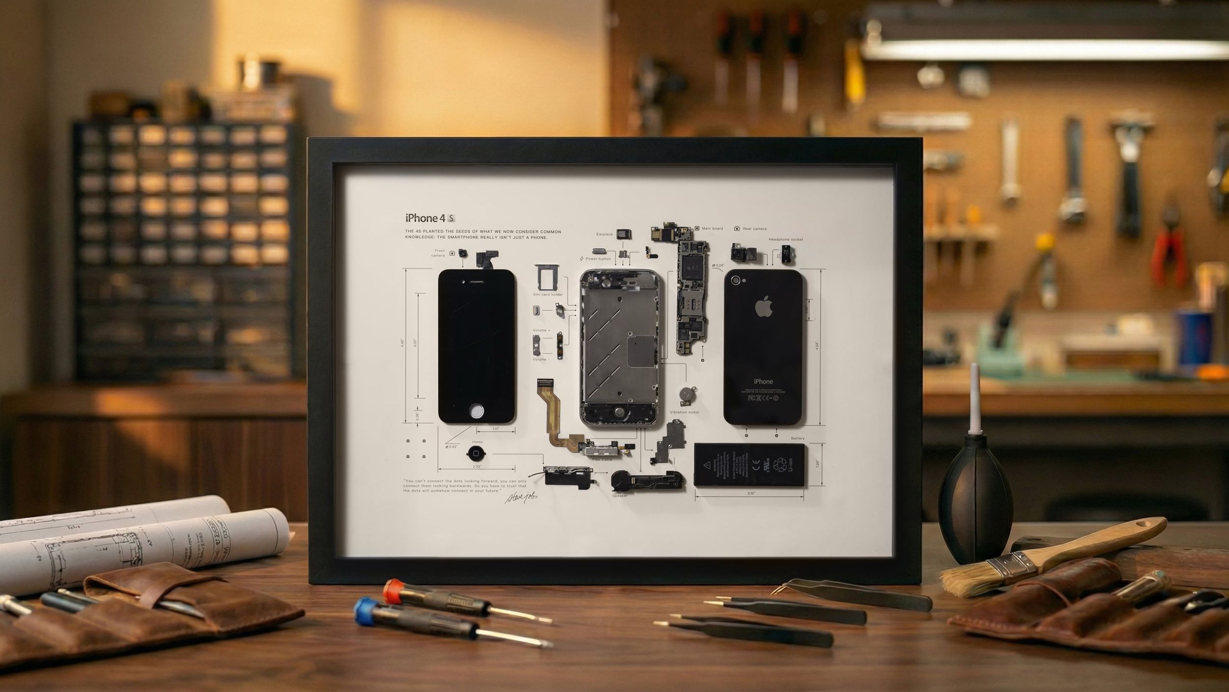 iPhone 4S元器件布局