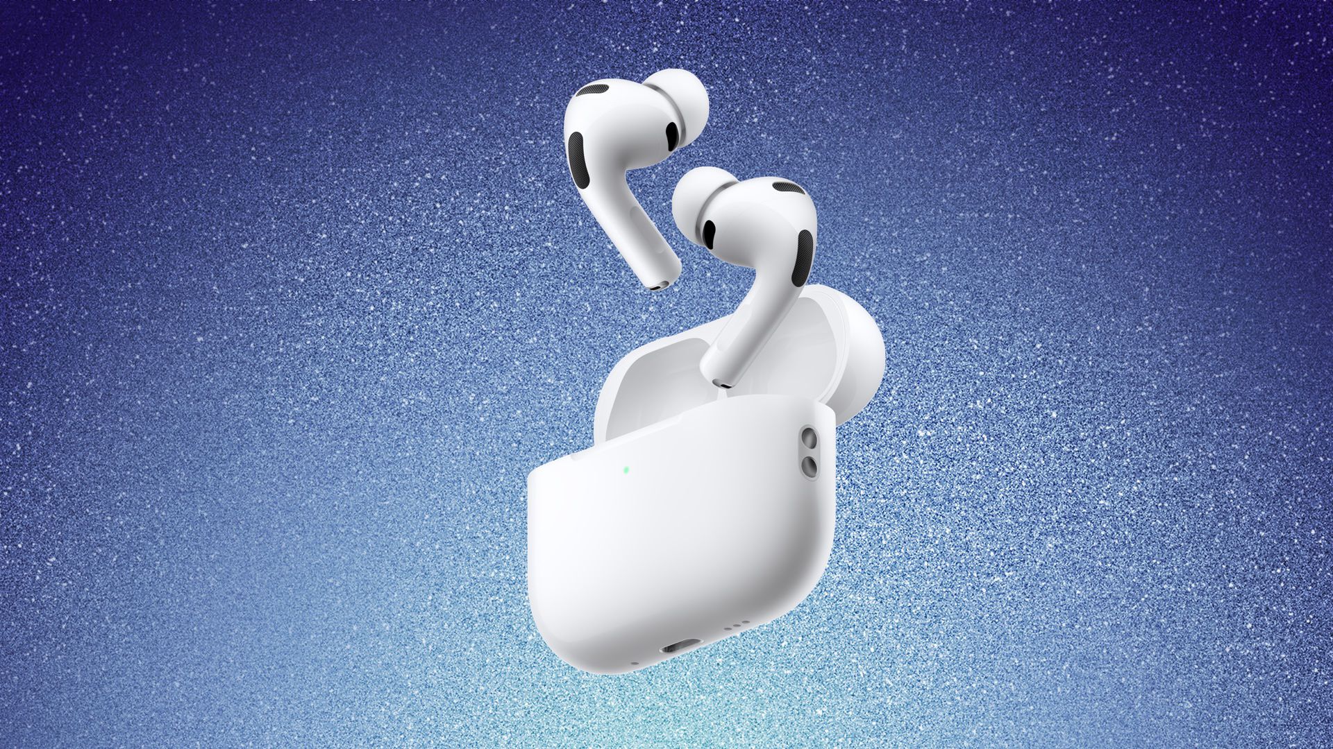 airpods pro 3 glitter blue