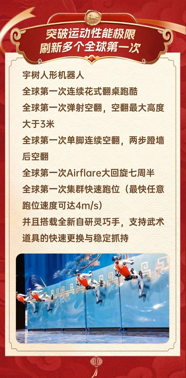 刷新多个全球第一次！宇树机器人春晚彩排花絮公开