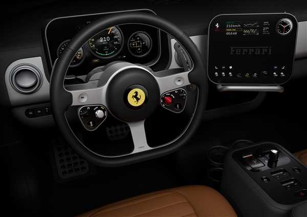 法拉利首款电动车Luce内饰公布