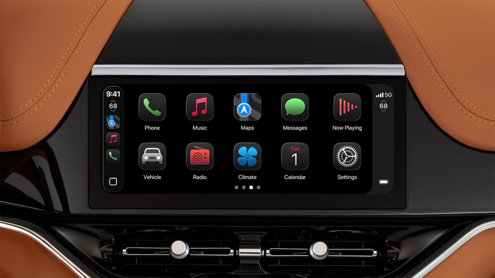 Aston Martin CarPlay Ultra Screen