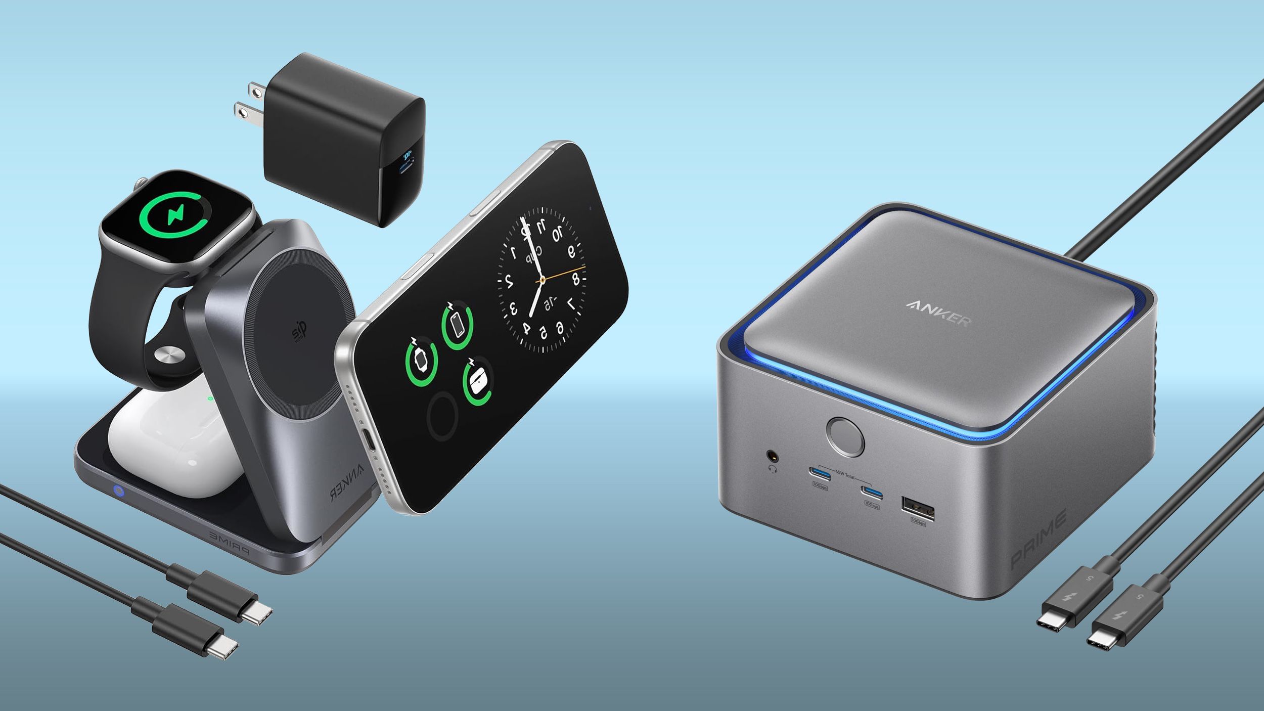 安克Prime三合一无线充电站