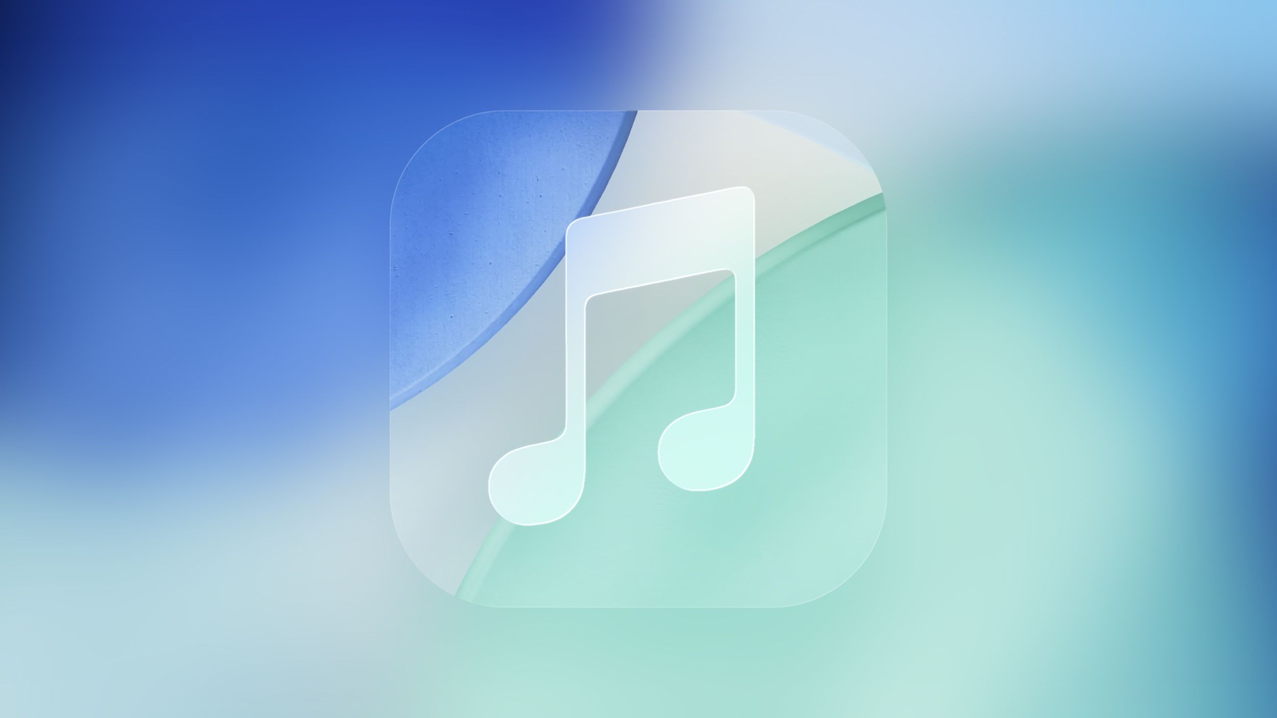 iOS 26 Music 玻璃特效界面