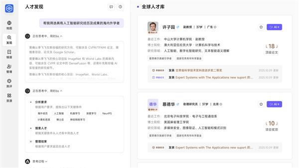 智能人才地图概览