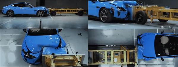 小米SU7碰撞测试示意图