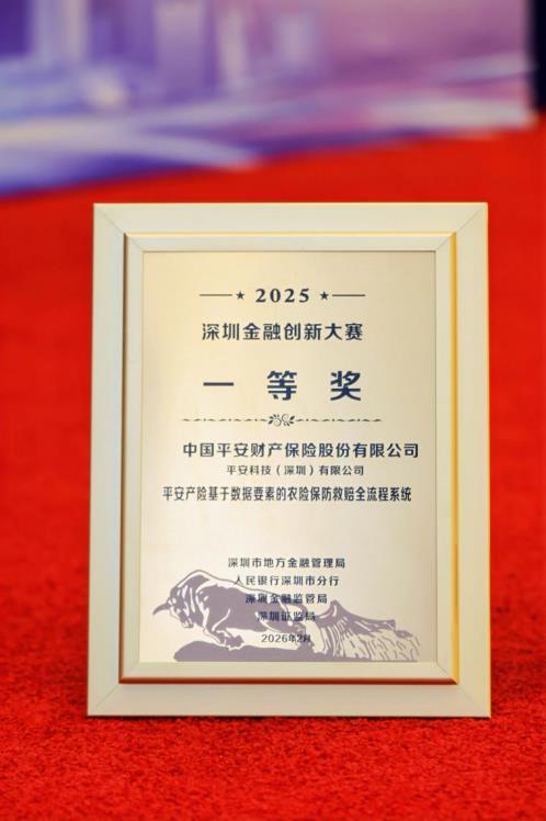 平安产险获奖项目示意