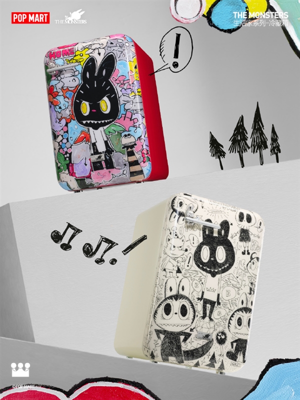 泡泡玛特两款Labubu冰箱将上市 售价5999元 每款限量999台