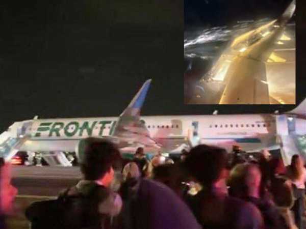 美国一架A321neo客机起飞时撞人后发动机起火