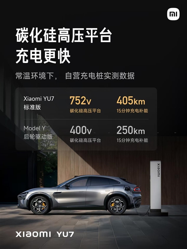 小米YU7标准版续航
